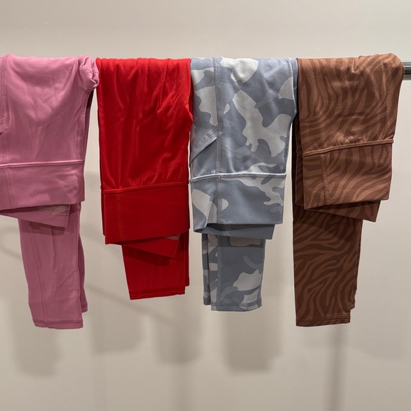 All in Motion Set of Four Patterned and Solid Leggings girls XS (4/5) - Picture 2 of 2